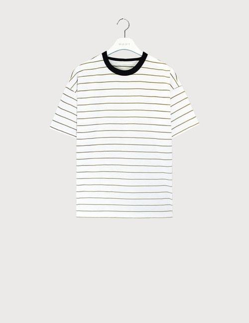 Beige stripe over T [HT26]