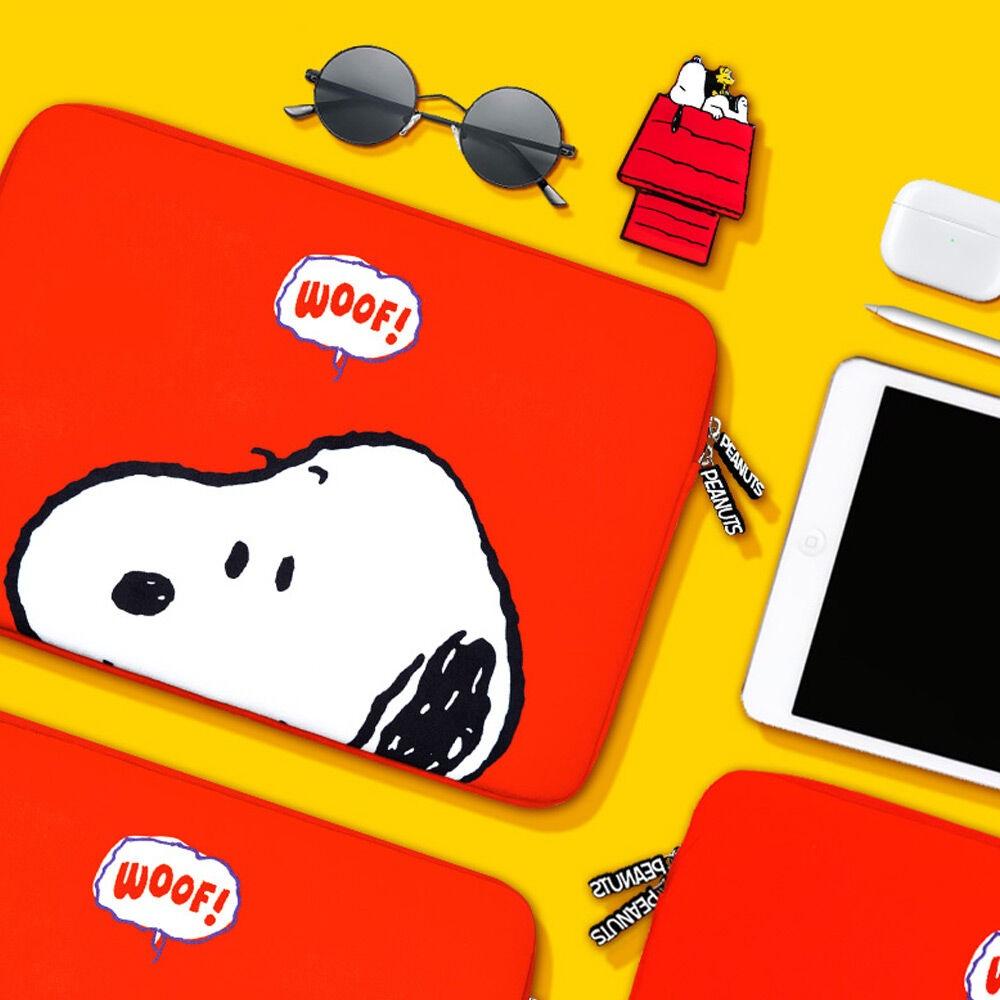 스누피 파우치 태블릿PC 노트북 갤럭시탭 S A 아이패드 12 13 14 15 인치 우프레드