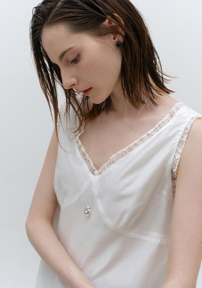 LACE SLEEVELESS_IVORY