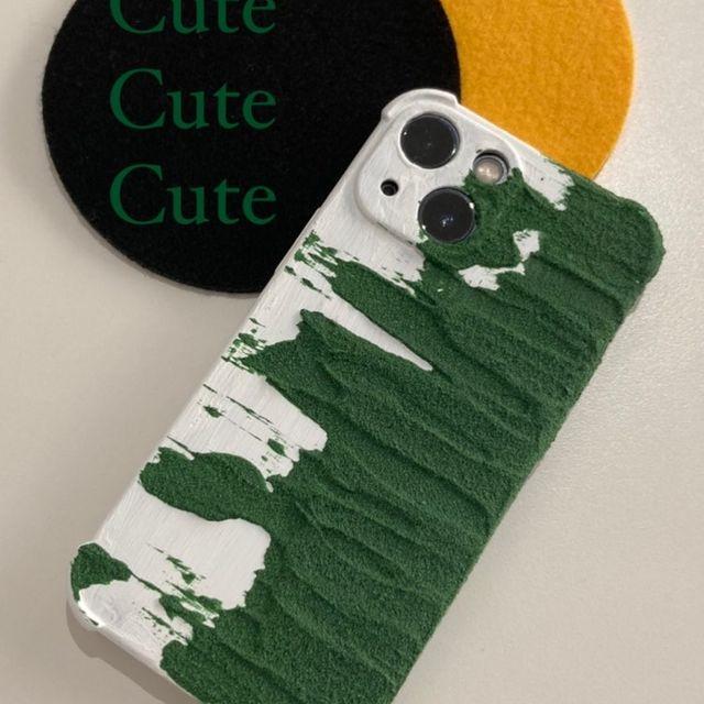 "가든쥬스"-색상변경 가능/ 모래질감 입체 케이스 🌿