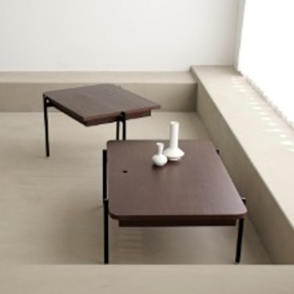 트윈 소파 테이블. Twin sofa table 월넛