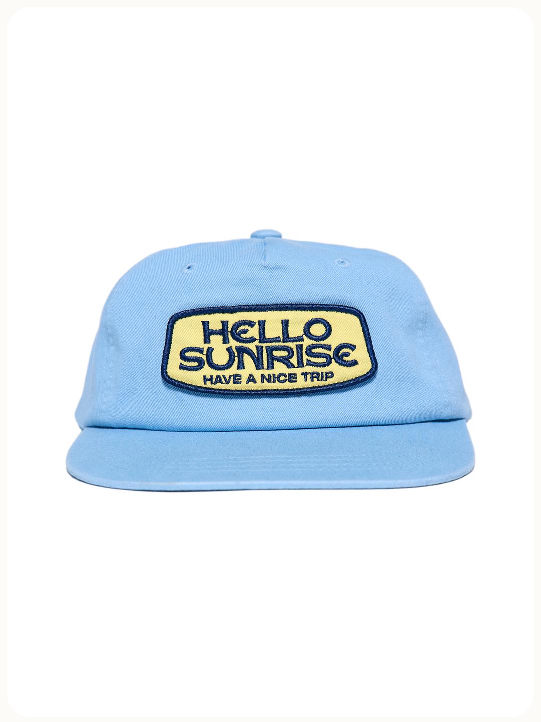 Washed HS Wappen 5Panel Cap_Sky Blue