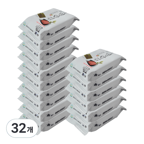 하동 녹차 명란김, 6g, 32개 - 도시락김 | 쿠팡