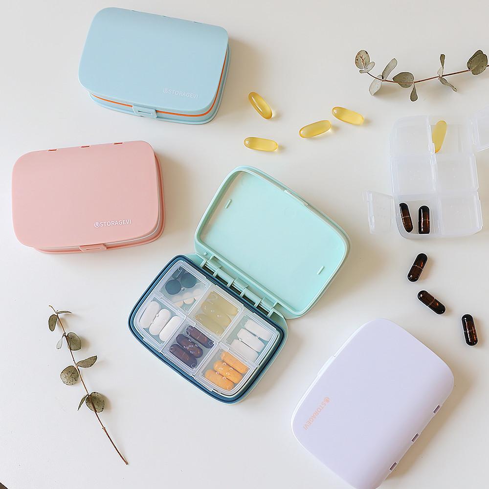 데이오프 파스텔 슬림 휴대용약통 약보관통 알약케이스