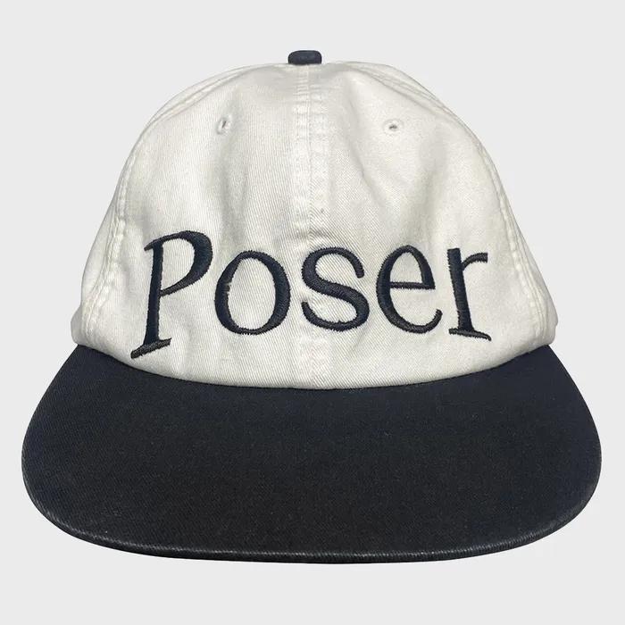 Poser Vintage cap, White&black