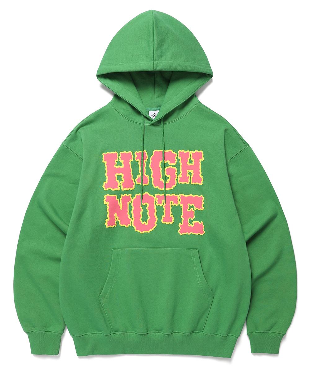 [4월 6일 예약발송] HIGH NOTE HOODIE[GREEN]