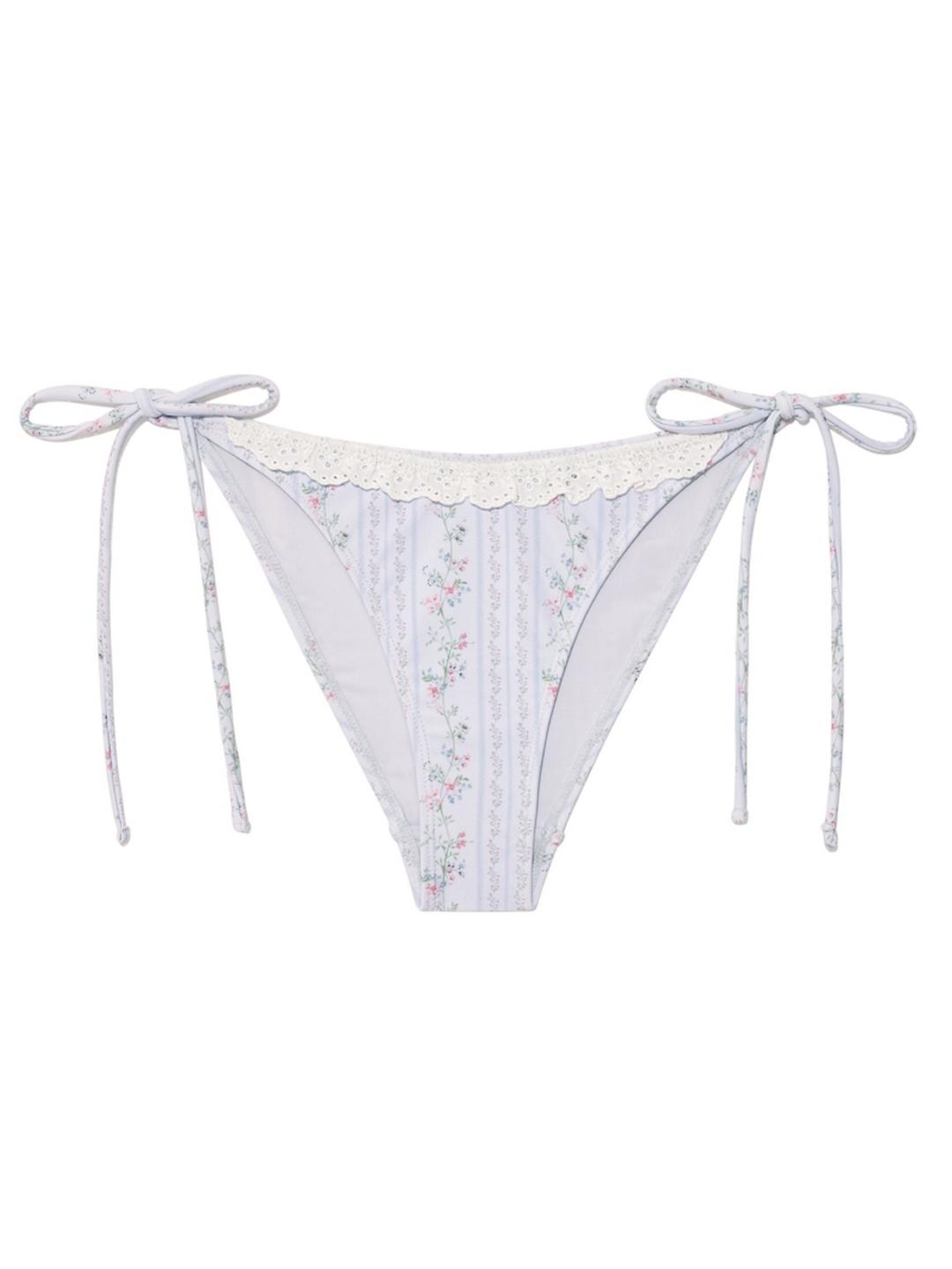 FRILL BIKINI BOTTOM (SKY BLOOM)