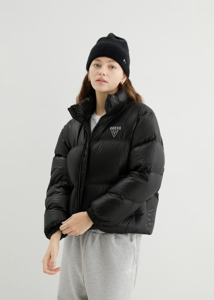 남녀공용 베이직 푸퍼_JET BLACK | 게스코리아