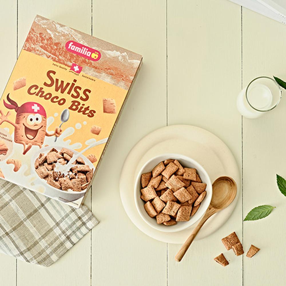 패밀리아 스위스 초코 비츠 시리얼 375g