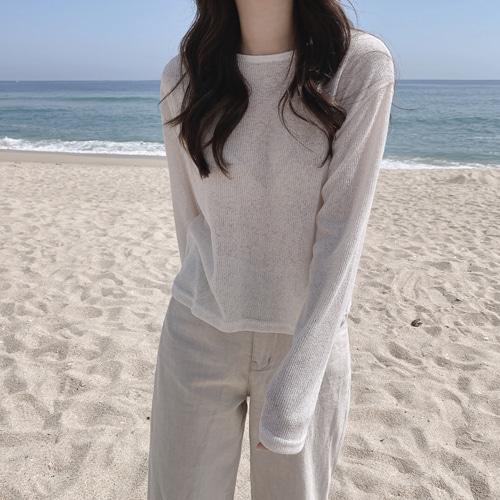 [누적1만장🎉/당일발송][MINI.L] 디저트 린넨 썸머니트티셔츠