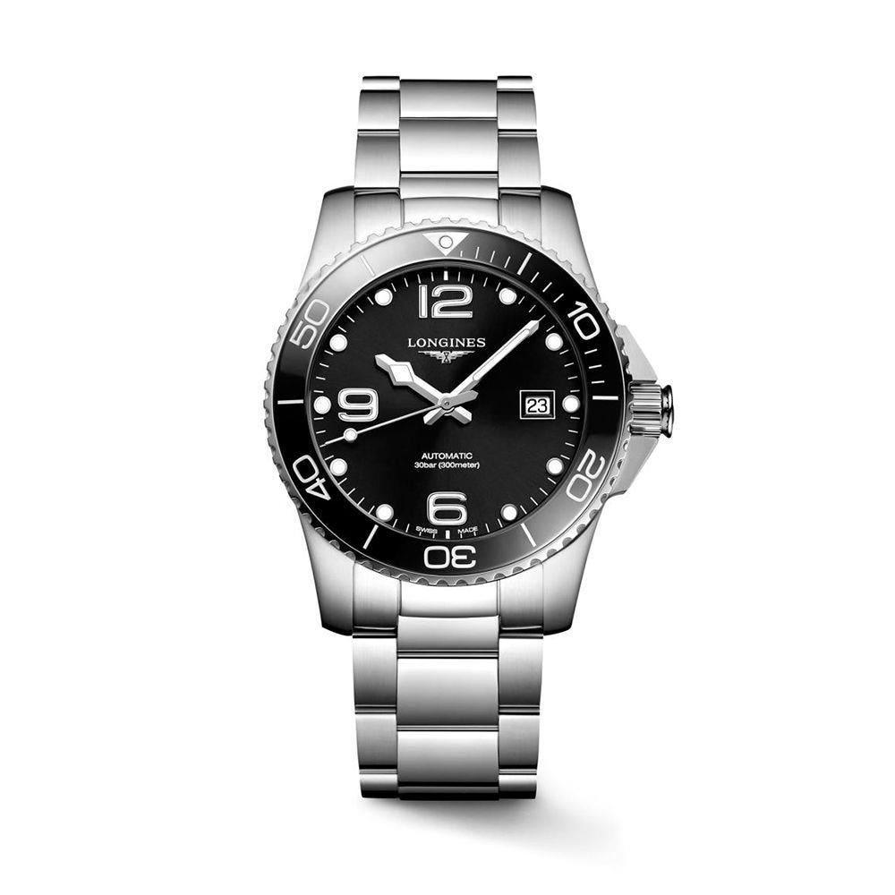[공식] 론진 하이드로 콘퀘스트 세라믹 블랙 다이얼 41MM L3.781.4.56.6