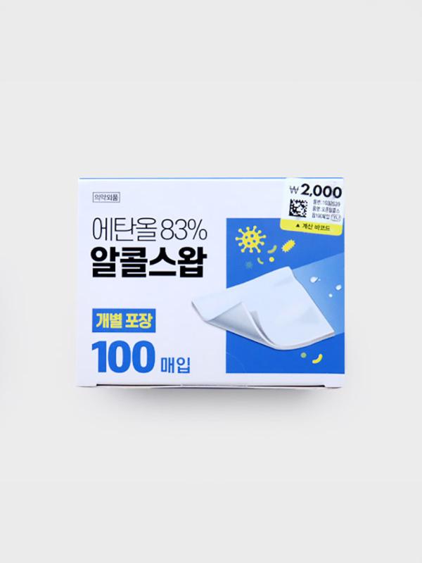 오죤 알콜스왑 100매입