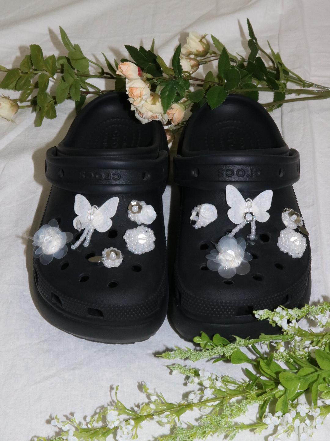 꽃과 나비 shoe charm