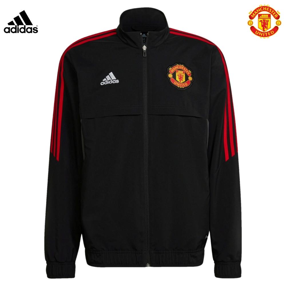 아디다스 맨유 프레젠테이션 트랙탑 바람막이 윈드브레이커 자켓 22/23 H64037