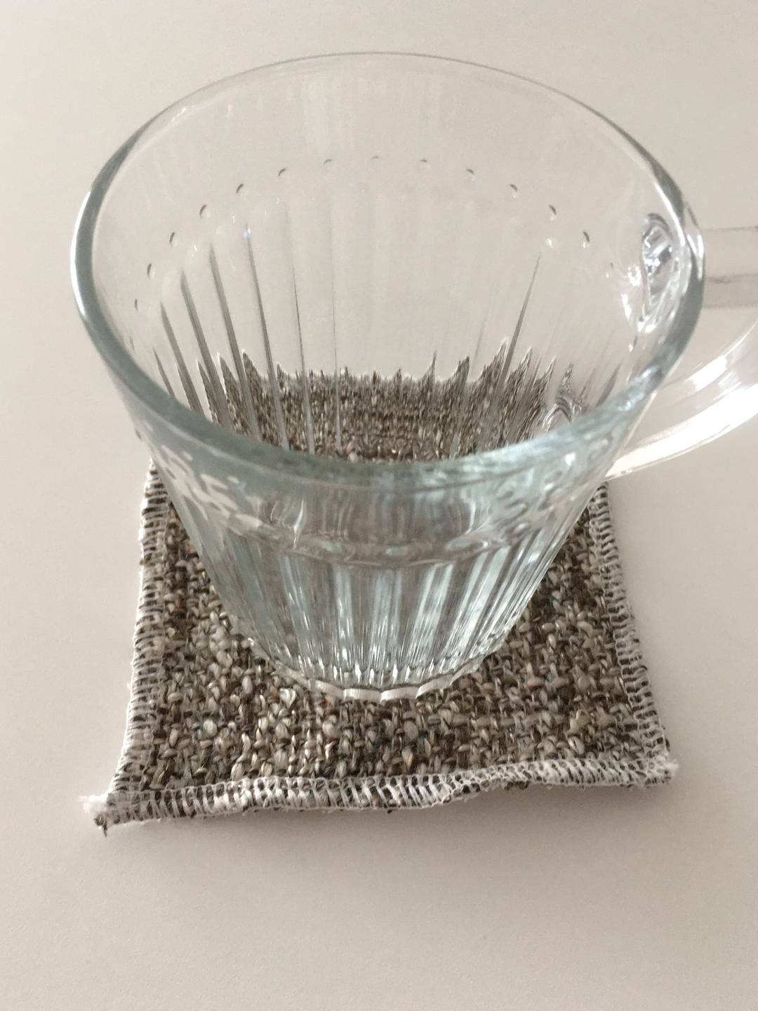 트위드 티 코스터