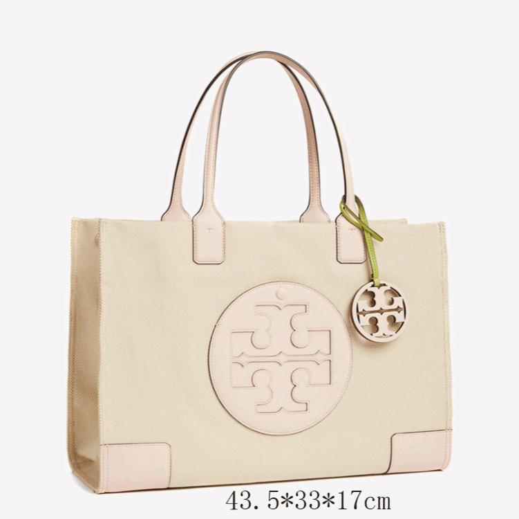 Tory Burch 토리버치 엘라 캔버스 미니 라지 토트 55064pink