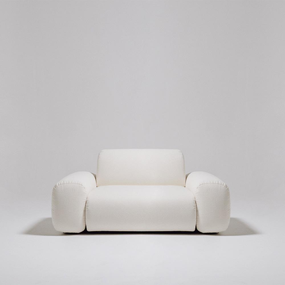 라운디드 무빙 슬라이딩 리클라이너 등받이 각도조절 모션 라운지쇼파 1인용소파