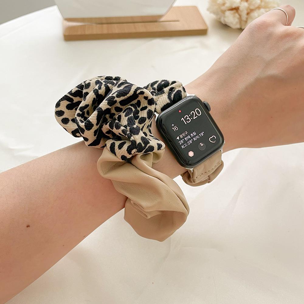 [무배] 애플워치 스트랩+호피 가죽 곱창 밴드 set