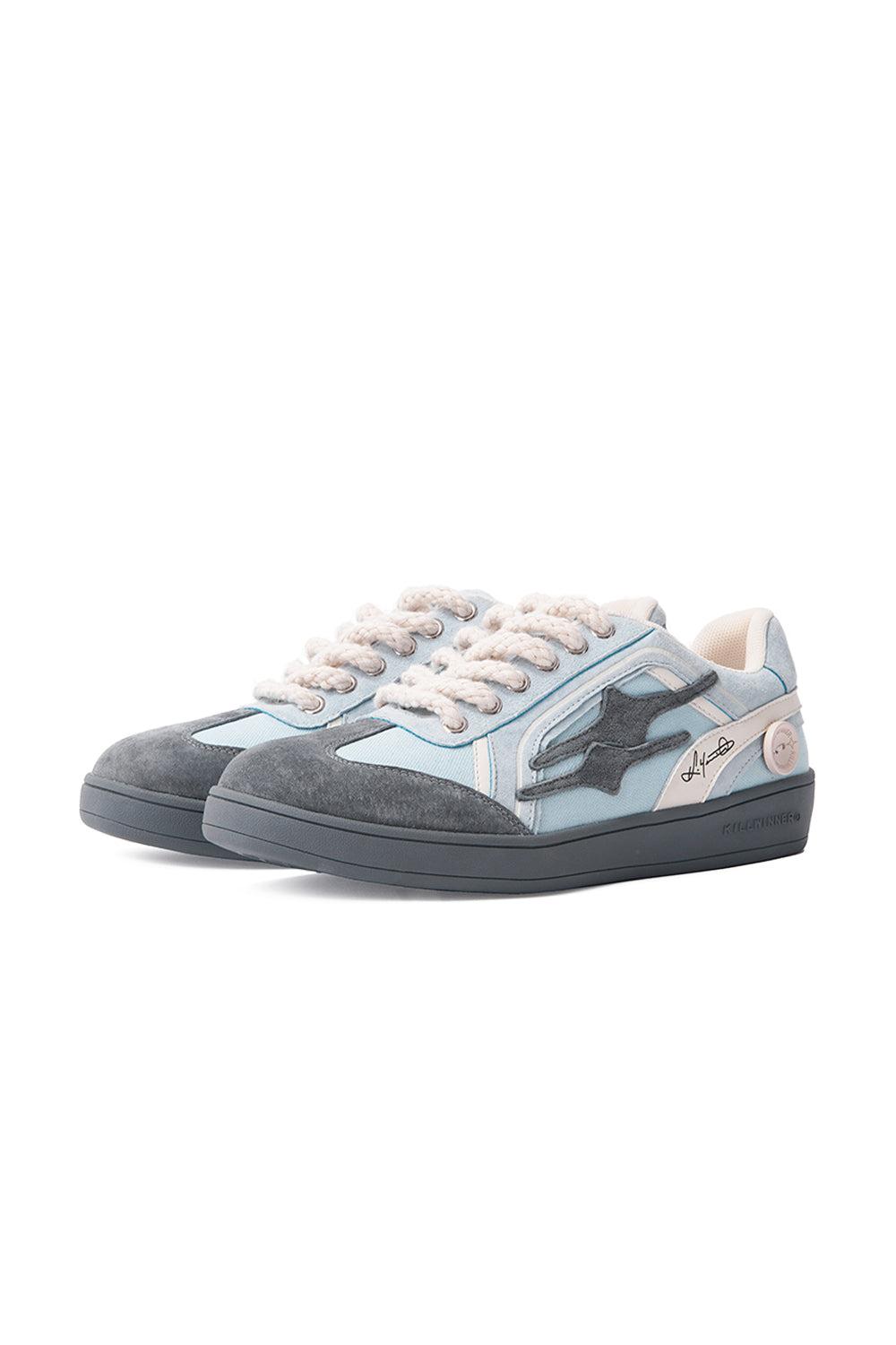 Retro Training Sneaker-Grey Blue - US 3.5 MEN/US 5 WOMEN=IT 35 / Blue / Unisex