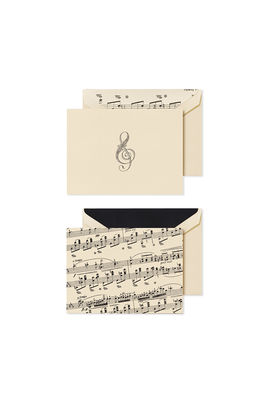 Folded Card Set  - Music