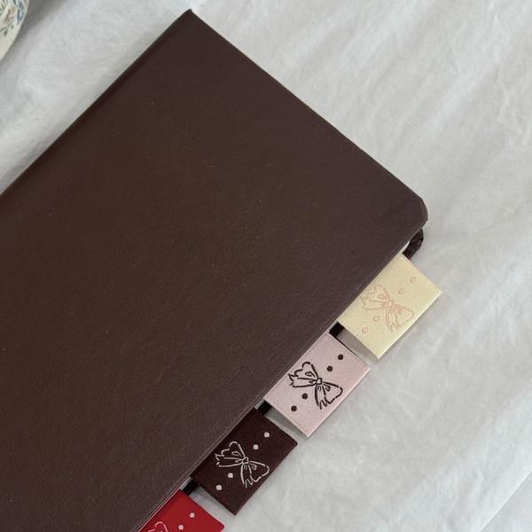 Dot Ribbon Label (4ea) - 4 colors