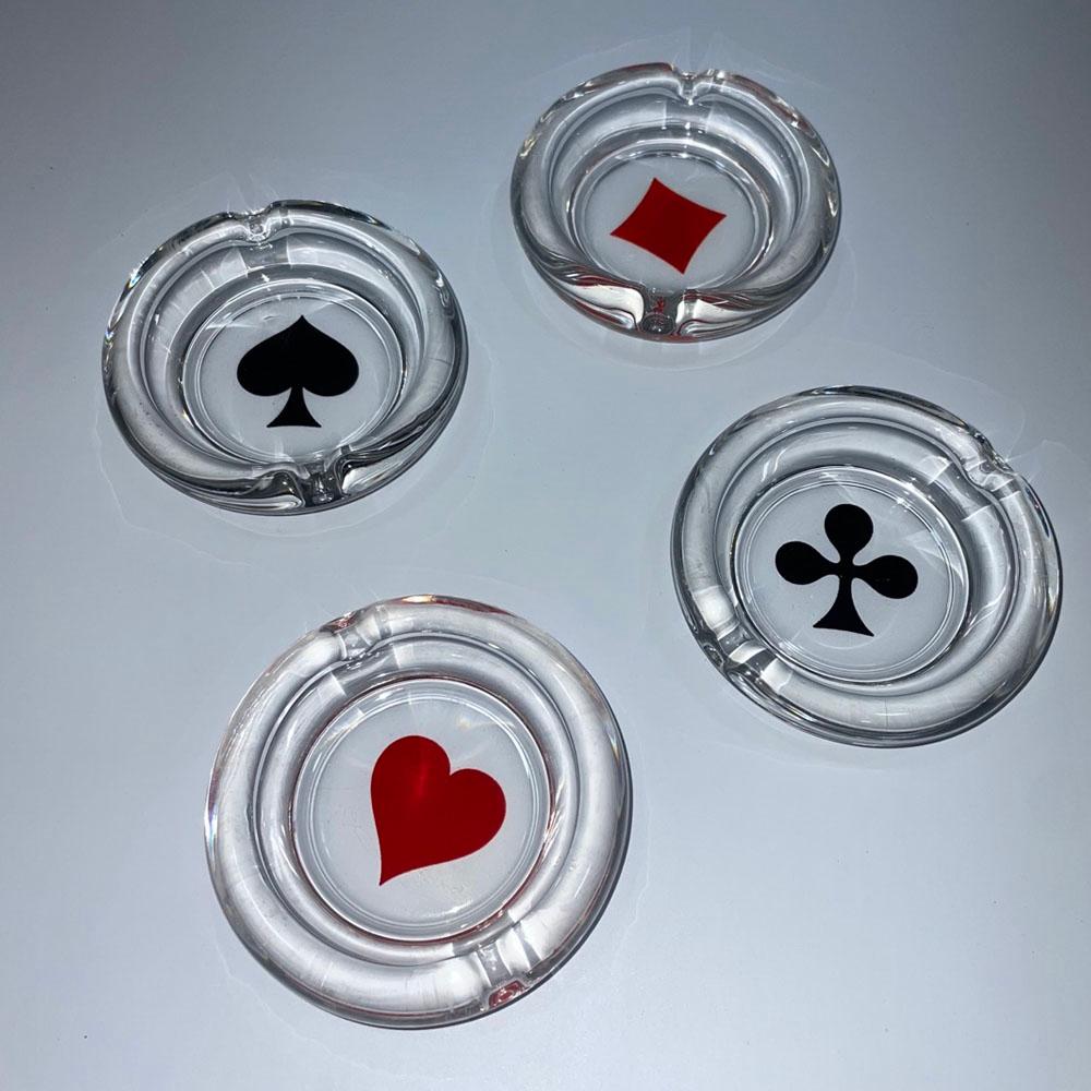Mini glass ashtray