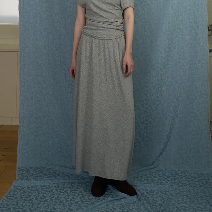 Comfort flare skirt_gray