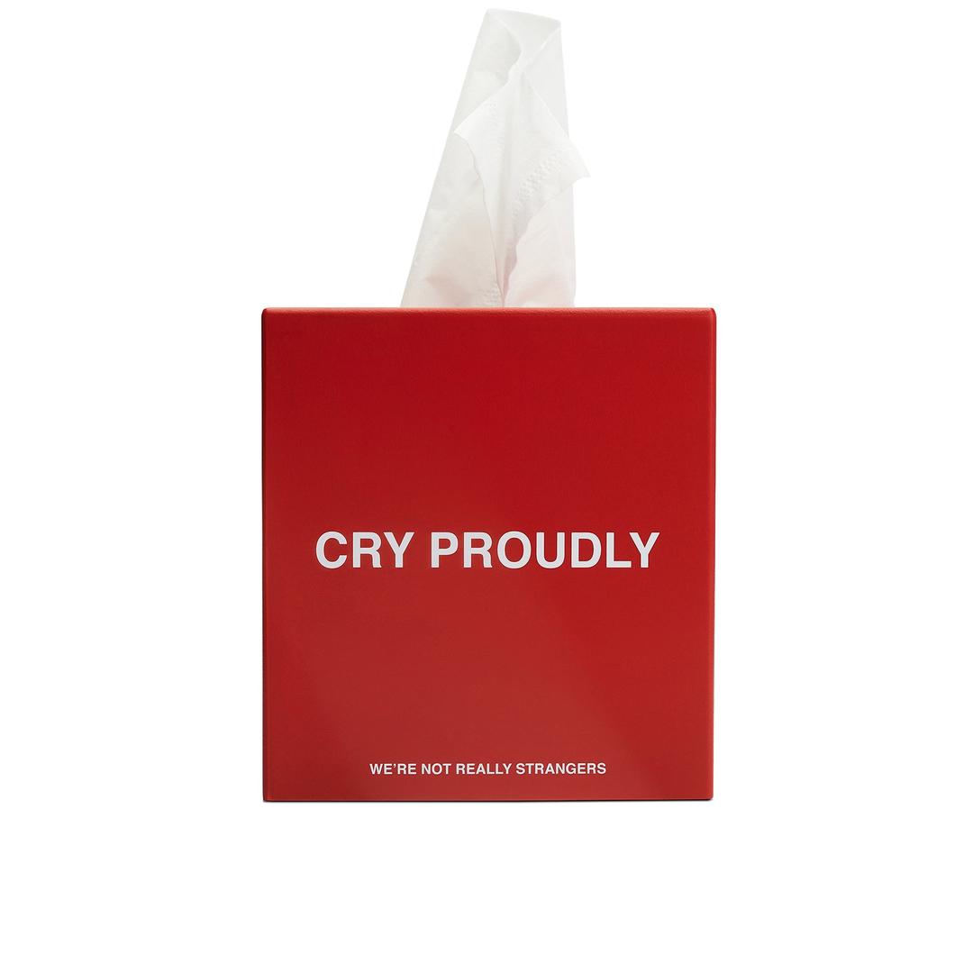 Cry Proudly Tissue Box Cover