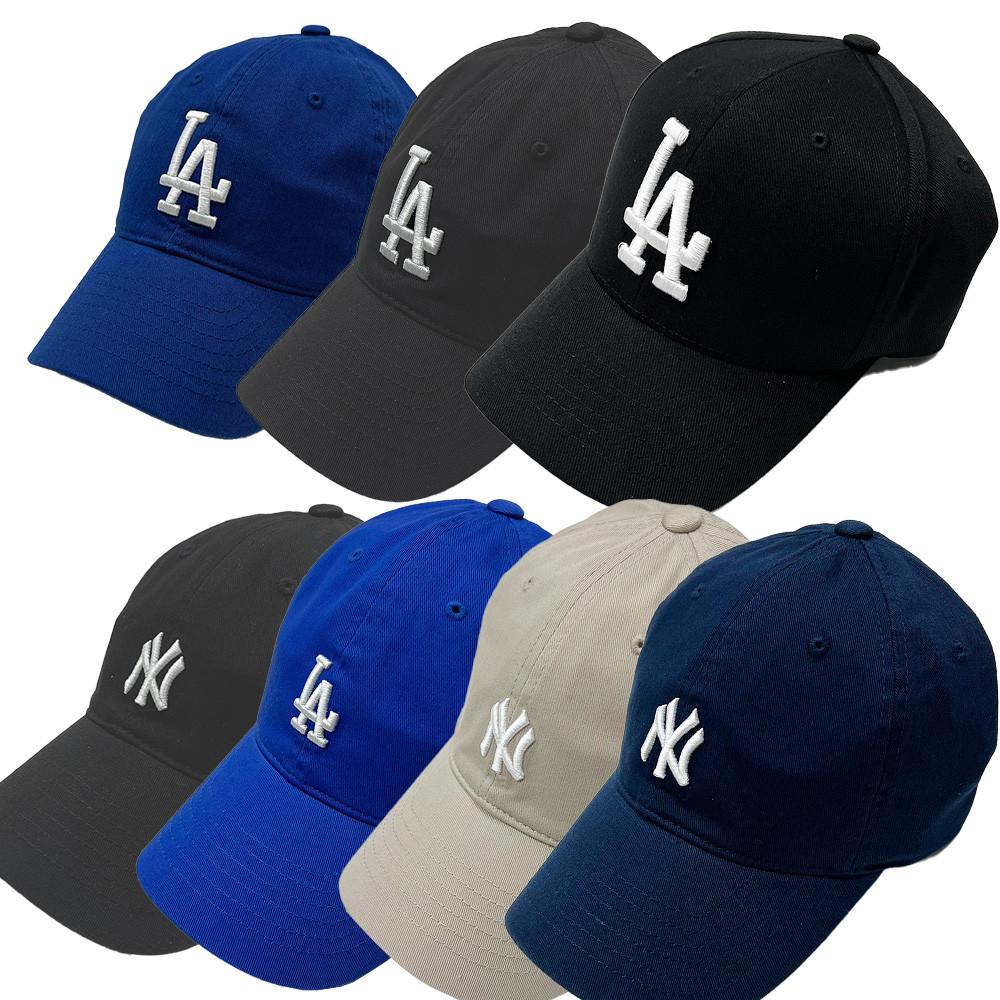MLB 모자 루키 볼캡 뉴욕양키스 LA다저스 스몰로고 32CP77011 베이지 블랙 블루