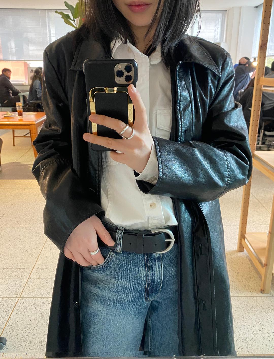 french long leather (CT)