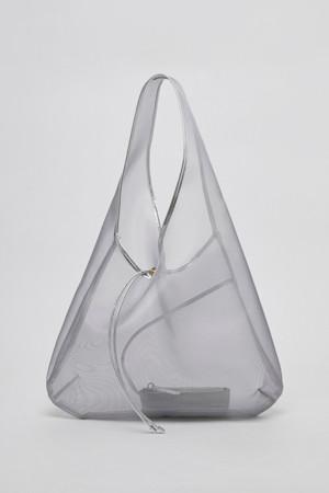 Bell basket bag(Mesh silver)