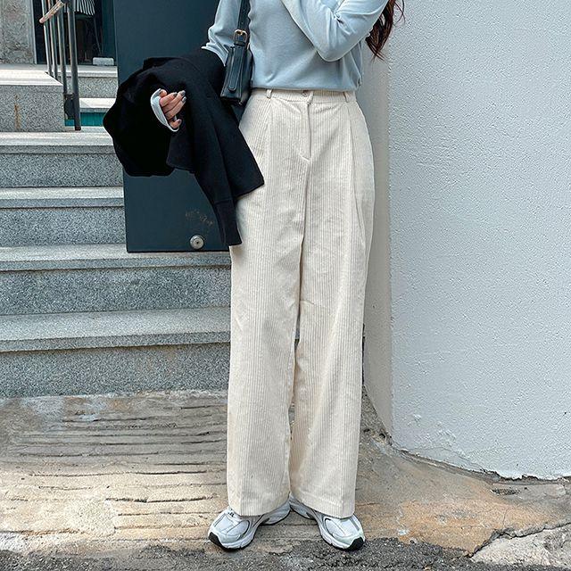 칸 코듀로이 팬츠 - 2color_위드모먼트