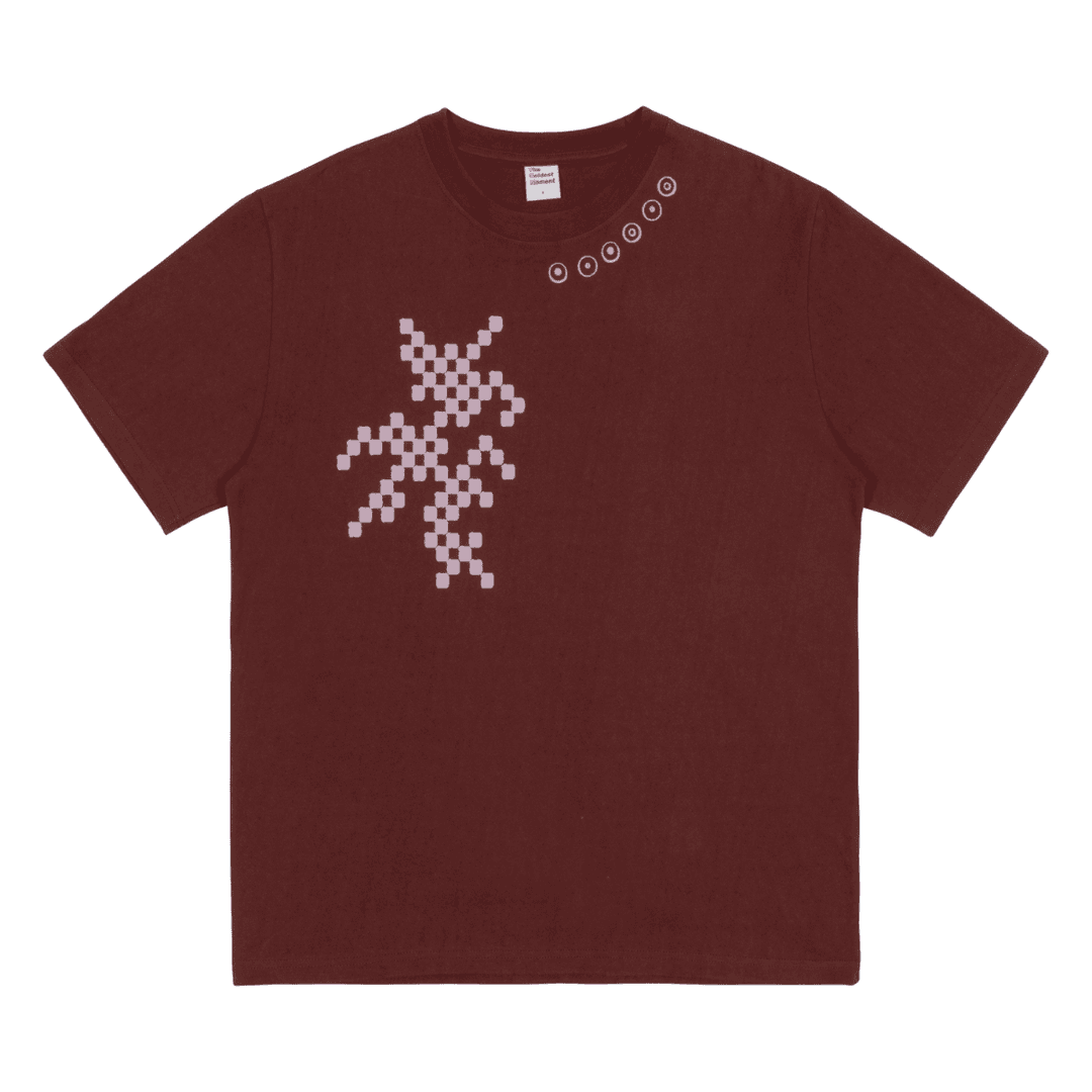 TCM checker T (burgundy) (6/25 예약배송)