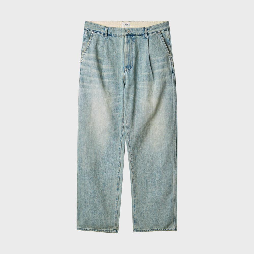 Drape Denim Pants Bleach