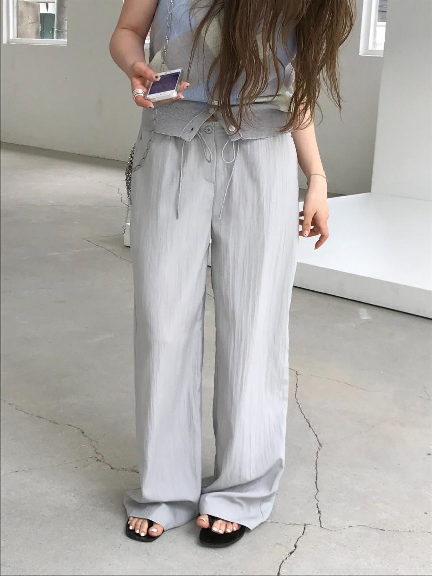 씨블랙 누즈 콜드 스트링 팬츠 (3colors)