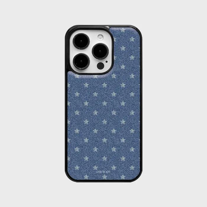 [made] denim star pattern bumper case (+ 맥세이프 케이스)