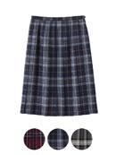 タータンチェックスカート〈58cm丈〉裏地付