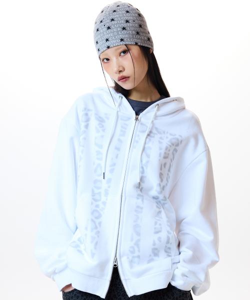 러브이즈트루(LUVISTRUE)  LVTR HOOD ZIPUP(WHITE) - 사이즈 & 후기 | 무신사