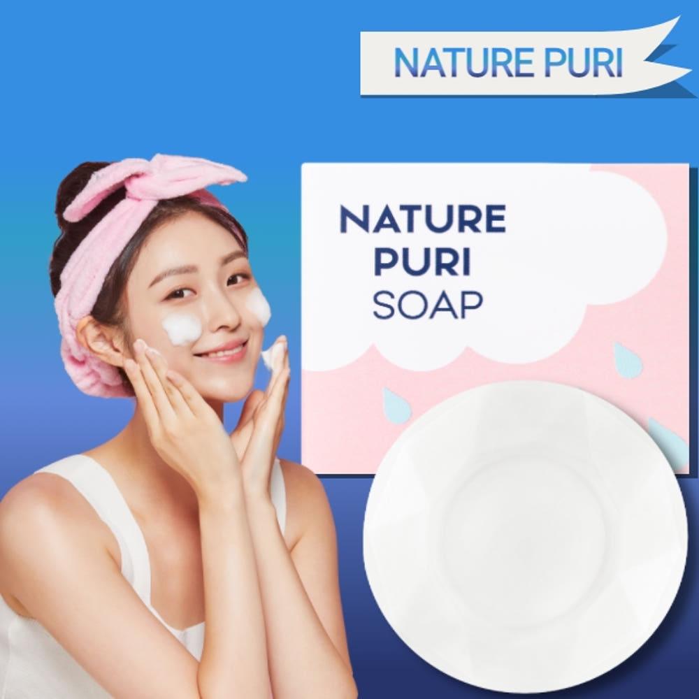 네이처퓨리 천연비누 수제 어성초 유황 여드름 등드름 노니 세수 약산성