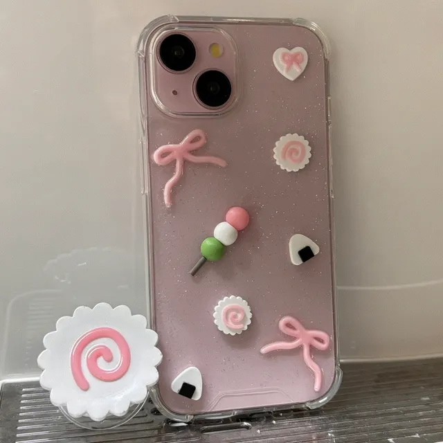 [신상3일만할인] 🍥🍡 나루토마키 리본 당고 레진 폰케이스 (그립톡추가가능)