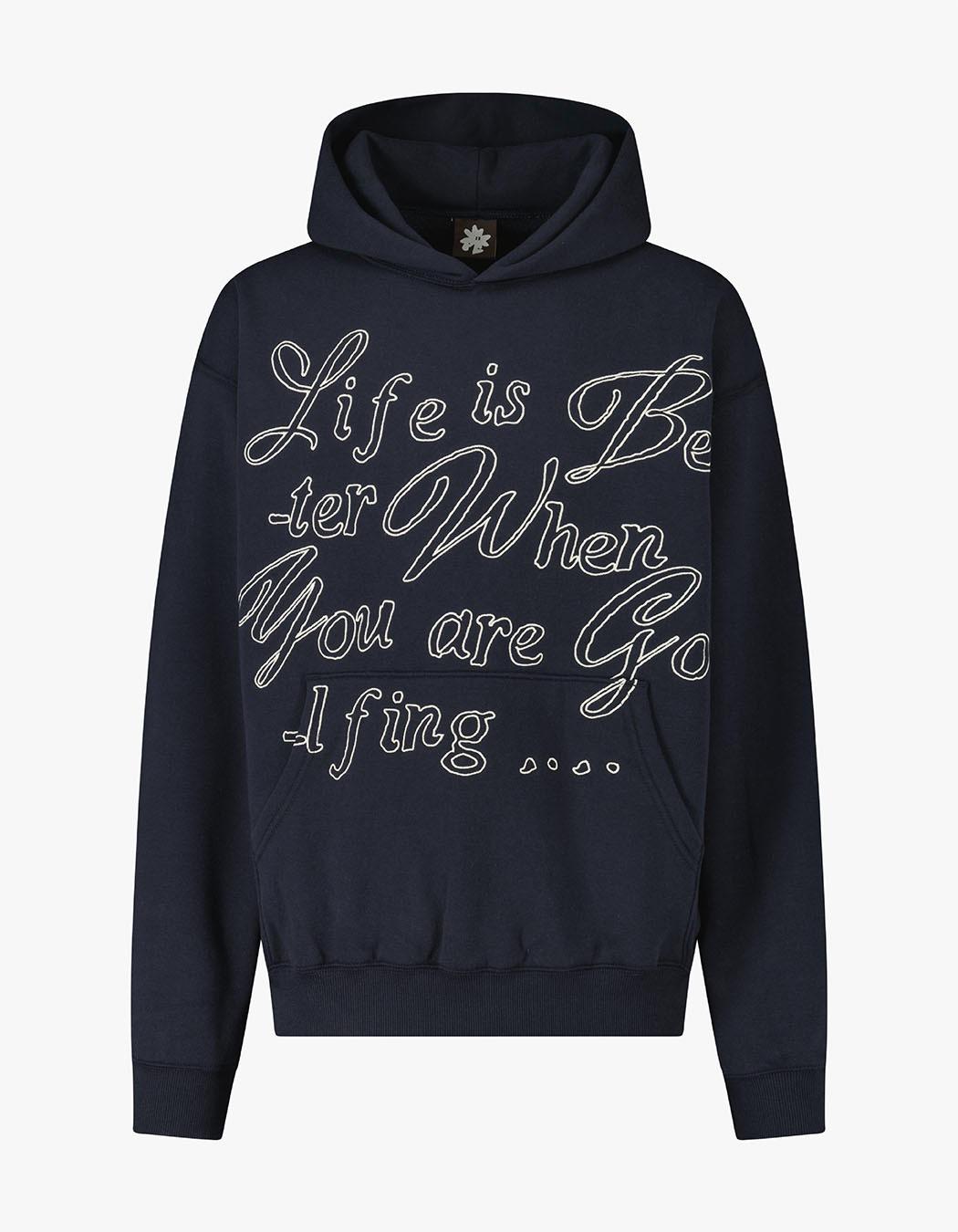 Wise Word Hoodie - Navy