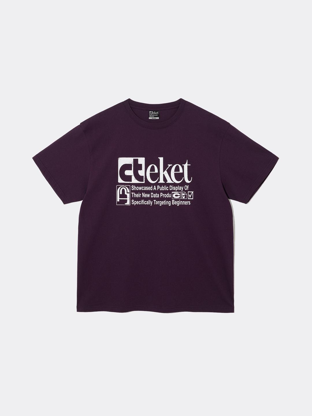 테켓 PLAN TEE-PURPLE