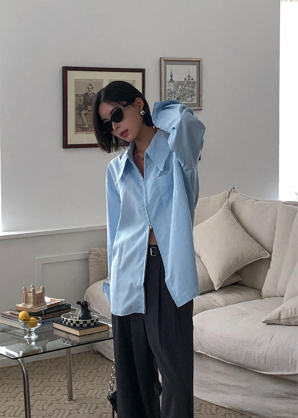 베리인 루즈 투웨이 셔츠 (2color) 14728