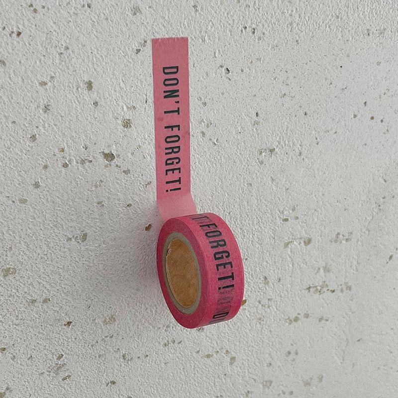 (MADE) DON'T FORGET! 마스킹테이프