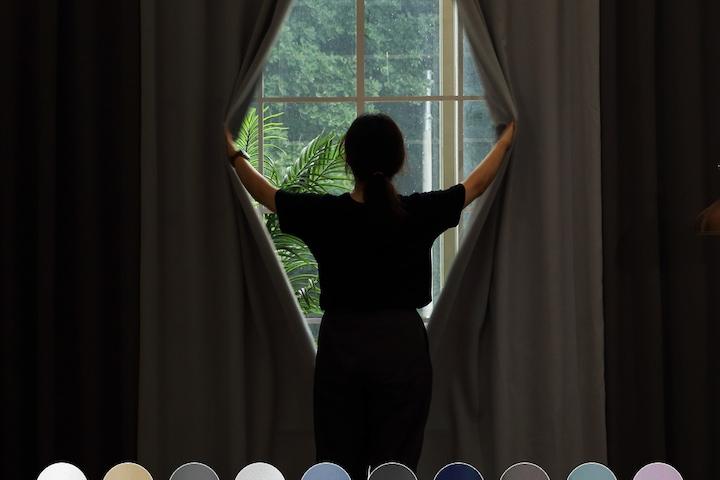 [1+1]컬러스토리 방한방풍/난방유지 암막커튼 작은창/긴창 20color