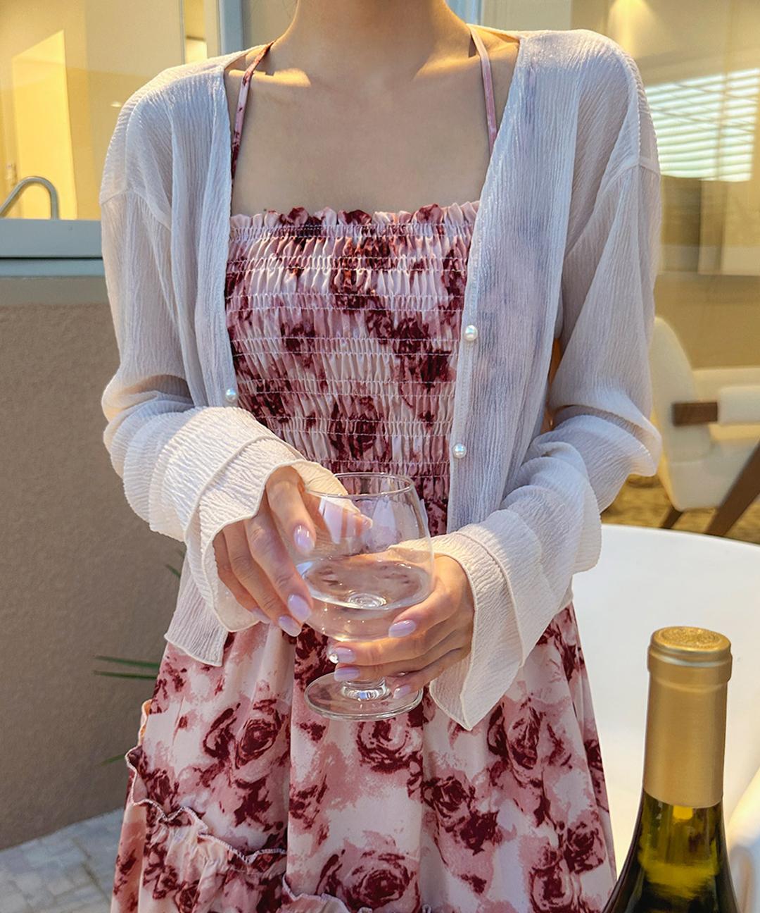 비키비키 [살안타가디건] 에르제 비치 여름 크롭 가디건 4C 여름가디건 비치가디건 살안타템