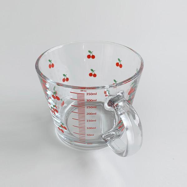 [피클샵] 체리 계량 머그컵 350ml