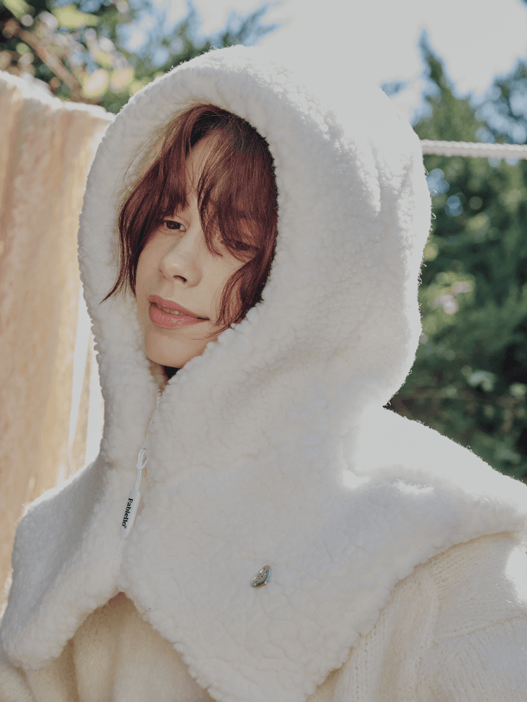 Alpaca balaclava (white)