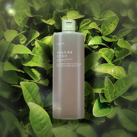 [NEW] 식물나라 어린녹차 촉촉 진정토너 500mL