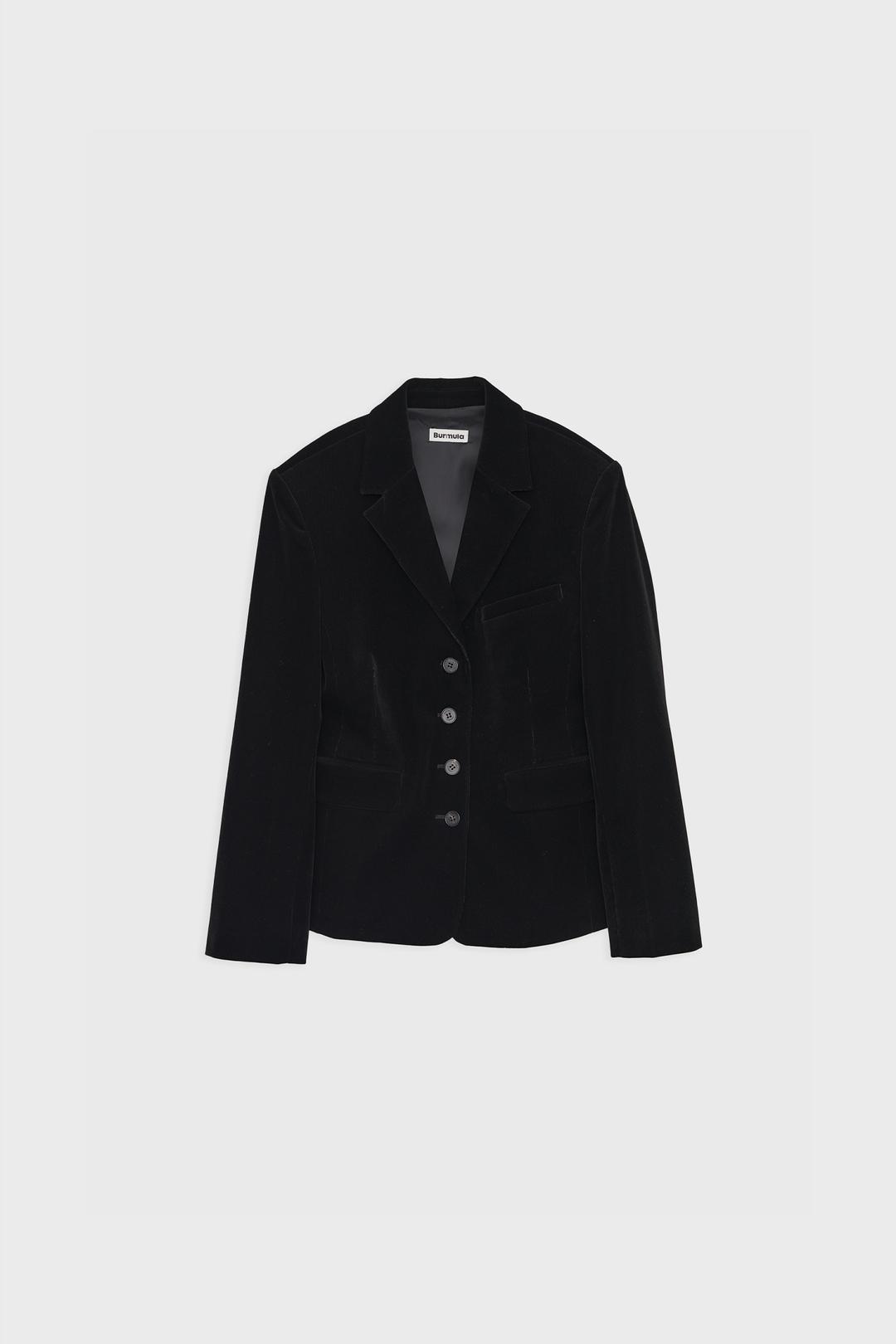HOURGLASS TWILL JACKET (BLACK)